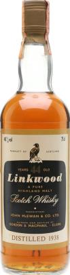 Linkwood 1938 GM A Pure Highland Malt 40% 750ml