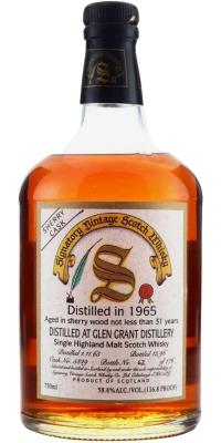 Glen Grant 1965 SV Sherry Wood #5849 58.4% 750ml