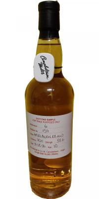 Hazelburn 2006 Duty Paid Sample For Trade Purposes Only Refill Bourbon Hogshead Rotation 159 58.6% 700ml