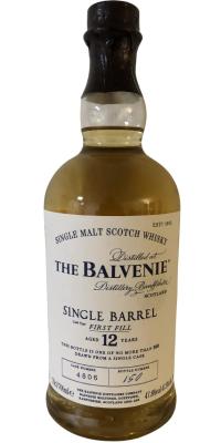 Balvenie 12yo 1st Fill Ex-Bourbon Barrel #4806 47.8% 700ml