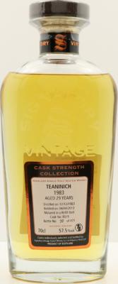 Teaninich 1983 SV Cask Strength Collection Refill Sherry Butt #8071 57.5% 700ml