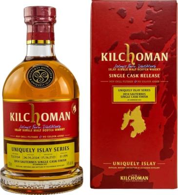 Kilchoman 2014 Uniquely Islay Series An Samhradh 2023 Bourbon Sauternes hogshead for over 2yo Hanseatische Weinhandelsgesellschaft Bremen 54% 700ml