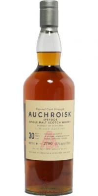 Auchroisk 30yo Diageo Special Releases 2012 American & European Oak Casks 54.7% 750ml