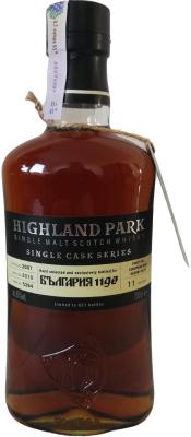 Highland Park 2007 Single Cask Series #5264 B'lgariia 1190 65% 700ml