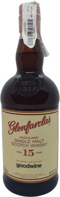 Glenfarclas 15yo exclusively bottled for Goodwine 55.3% 700ml