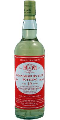 Glen Grant 1990 D&M Connoisseurs Club #30040 46% 750ml