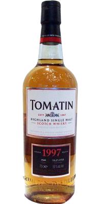 Tomatin 1997 Limited Release Refill Sherry Hogshead #2549 for Premium Spirits Belgium 50% 700ml