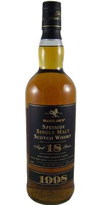 Trader Joe's 1998 AMC Speyside Single Malt Scotch Whisky Oak Casks 40% 750ml