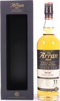 Arran 2005 Private Cask Bourbon Barrel 05/800409 Kirsch Whisky 56.7% 700ml