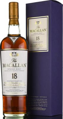 Macallan 1987 Sherry Oak 43% 700ml