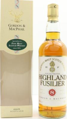 Highland Fusilier 8yo GM Malt Scotch Whisky 40% 700ml