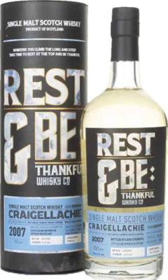 Craigellachie 2007 RBTW Bourbon Cask #314992 54.6% 700ml