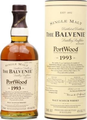 Balvenie 1993 PortWood American Oak + Portuguese Oak 43% 750ml