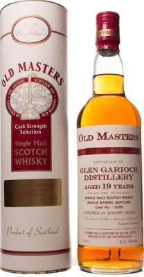 Glen Garioch 1988 JM Old Master's Cask Strength Selection Matured in Sherry Wood 19yo #1536 53.1% 700ml