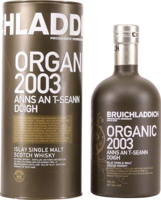 Bruichladdich Organic ANNS AN T-SEANN Doigh American Oak Casks 46% 700ml