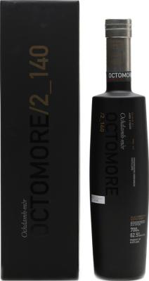 Octomore Edition 02.1 2 140 Ochdamh-mor 140 PPM American Oak Casks 62.5% 700ml