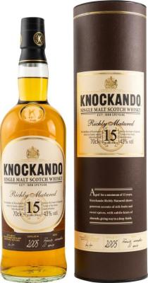 Knockando 2005 Richly Matured Ex-Bourbon und Sherry 43% 700ml