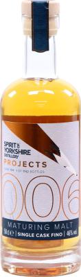 Spirit of Yorkshire Distillery Distillery Projects 006 Maturing Malts #104 46% 500ml