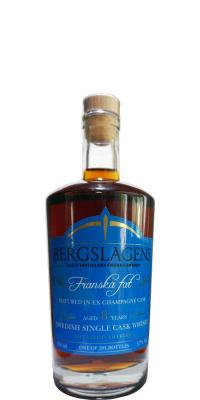 Bergslagens 2012 Ber Franska Fat Ex-Champagne Cask #394 Swedish Maket 57% 500ml