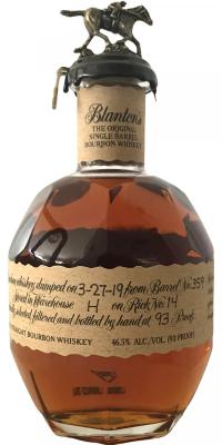 Blanton's The Original Single Barrel Bourbon Whisky #359 46.5% 700ml