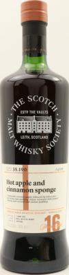 Glen Moray 2001 SMWS 35.190 Hot apple and cinnamon sponge Refill Ex-Sherry Butt 59.5% 700ml