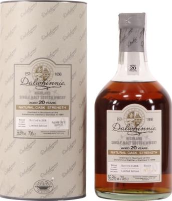 Dalwhinnie 1986 Diageo Special Releases 2006 Refill European Oak Casks 56.8% 700ml