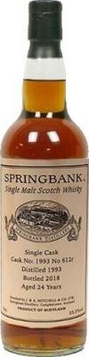 Springbank 1993 Private Bottling Sherry Butt 612r 53.3% 700ml