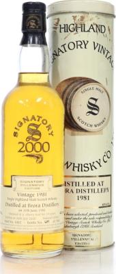 Brora 1981 SV Millennium Edition Sherry Butt #1082 43% 700ml