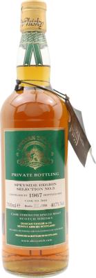 Speyside Selection 1967 DT Speyside Selection #3 37yo Sherry Butt #5810 40.7% 700ml