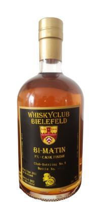 Whiskyclub Bielefeld 2011 Cboy BI-MATIN PX- CASK Finish 54% 500ml