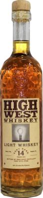 High West 14yo Light Whisky Second Fill Barrels 46% 750ml