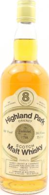 Highland Park 8yo GM Scotch Malt Whisky 40% 750ml