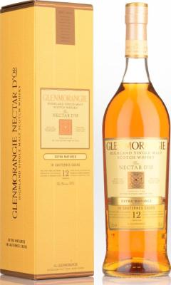 Glenmorangie 12yo Nectar D'Or 2nd Edition Extra Matured in Sauternes For Duty Free Sales Only 46% 1000ml