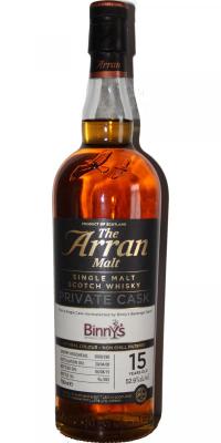 Arran 2000 Private Cask Sherry Hogshead 2000/296 Binny's Beverage Depot 52.9% 750ml