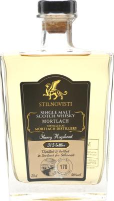 Mortlach 2006 Sherry Hogshead 14 Stilnovisti 58% 700ml