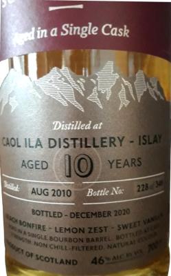 Caol Ila 2010 LsD McCrae's Bourbon 46% 700ml