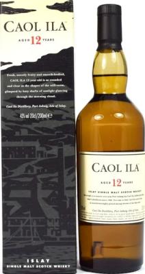Caol Ila 12yo Islay Single Malt Whisky 43% 200ml