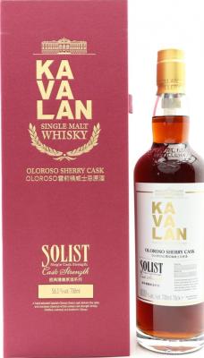 Kavalan Solist Oloroso Sherry Cask Oloroso 56.3% 700ml