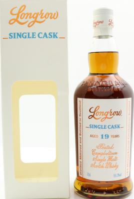 Longrow Peated Campbeltown Single Malt Scotch Whisky Single Cask 19yo Refill Sherry Butt Whisk-e Ltd. Exclusive 56% 700ml