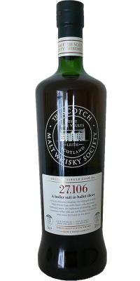 Springbank 2000 SMWS 27.106 A boiler suit in ballet shoes Refill Ex-Bourbon Hogshead 50% 700ml