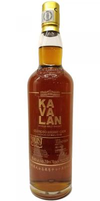 Kavalan Solist Oloroso Sherry Cask S120427002A 59.4% 700ml