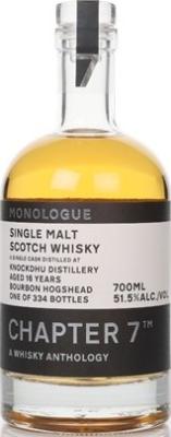 Knockdhu 2006 Ch7 Monologue Bourbon Hogshead 51.5% 700ml