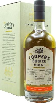 Williamson 2005 VM The Cooper's Choice American Oak Muscat Finish #440 54% 700ml