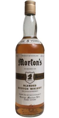 Morton's 5yo Special Reserve 40% 750ml