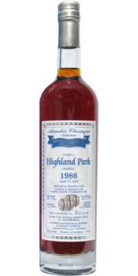 Highland Park 1986 AC Double Matured Selection Bourbon + Cognac Cask Finish #7117 56.1% 700ml