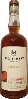 10th Street Single Malt Peated Holiday Edition Port Casks 45.2% 750ml