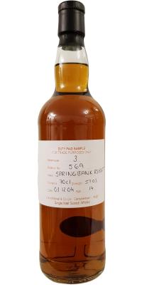 Springbank 2004 Duty Paid Sample For Trade Purposes Only Refill Sherry Butt Rotation 569 57% 700ml