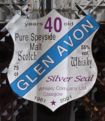 Glen Avon 1961 SS Crystal Decanter 55% 750ml