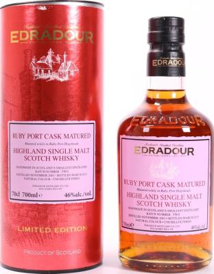 Edradour 2003 Batch #2 Port Cask Matured 46% 700ml