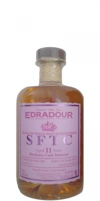 Edradour 2006 SFTC Bordeaux Cask Matured #115 61% 500ml